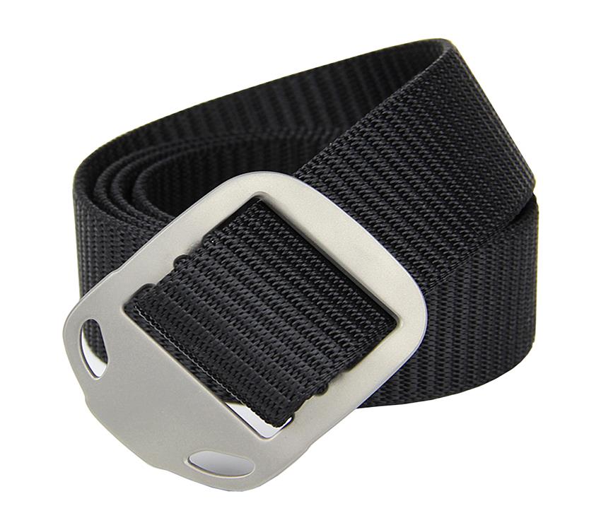 black nylon waist belt