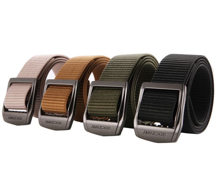 Tactical Outdoor Belt With Metal Buckle