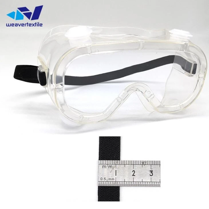 Polyester Elastic Webbing For Chemical Splash Goggles