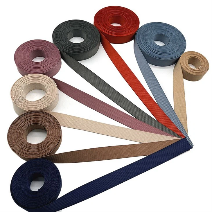 High-strength polyester webbing